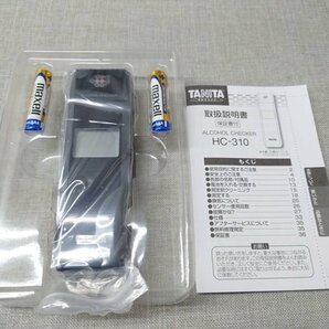 【未使用品】TANITA アルコールチェッカー HC-310 ブラック タニタ (管理番号：049110)の画像6