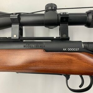 【中古品】Remington MODEL 700 M24  エアーコックガン ライフル AK000037 スコープ付き (管理番号：060111）の画像2