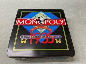 【中古品】MONOPOLY　モノポリー 1935年記念盤　缶ケース　ビンテージ (管理番号：049111）