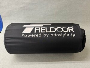 【中古品】FIELDOOR　フィールドア　キャンプマット　ブラウン　2バルブタイプ　(管理番号049111）