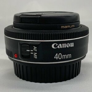 【中古品】Canon キャノン LENS EF 40mm 1:2:8 STM MACRO 0.3m/0.98ft パンケーキレンズ (管理番号：060109）の画像5
