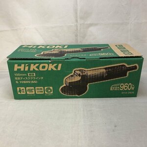 【未使用品】HiKOKI(ハイコーキ) G 10SH5(SS) 100mm電気ディスクグラインダ (管理番号：046111)
