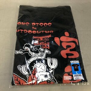 【未使用品】エンスカイ ワンピース宮島 黒バックTシャツ Lサイズ (管理番号：046103)