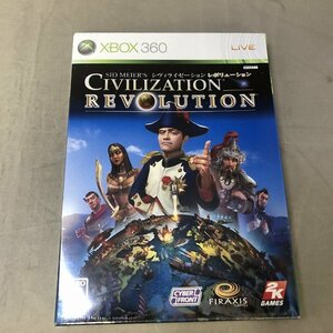 【未使用・未開封品】XBOX360ソフト シヴィライゼーション　レボリューション（戦略ガイドブック付）（管理番号：046113）