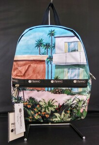 【未使用品】LeSportsac (レスポートサック) Paul & Joe (ポールアンドジョー) コラボ バックパック 3362 G440 (管理番号：059104) 80