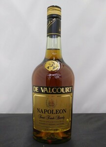 【未開栓】DE VALCOURT (デヴァルコート) ブランデー NAPOLEON (ナポレオン) 700ml 40% (管理番号：059123) 80