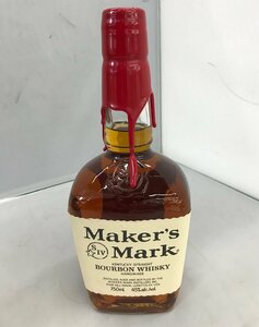 【未開栓】Maker's Mark バーボンウイスキー 750ml 45% 箱なし メーカーズマーク (管理番号：059123)