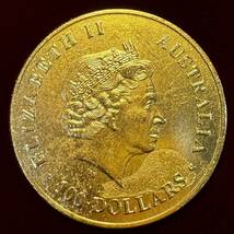 オーストラリア 硬貨 古銭 エリザベス2世 2015年 カンガルー 月光 記念幣 コイン 金貨 外国古銭 _画像2