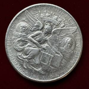 アメリカ テキサス独立 硬貨 古銭 1936年 テキサス独立 100 周年記念 五芒星 イーグル 勝利 コイン 銀貨 外国古銭 海外硬貨