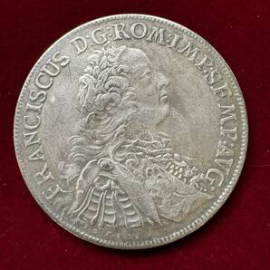 ドイツ 硬貨 古銭 レーゲンスブルク 1756年 フランシス1世 自由都市 フランシス 街 コイン 銀貨 外国古銭 海外硬貨 の画像2