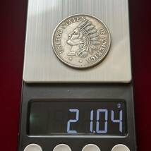 アメリカ 硬貨 古銭 インディアン人像 1851年 ドル 記念幣 コイン 銀貨 外国古銭 海外硬貨 _画像6