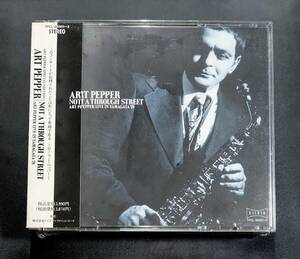 【未開封/TFCL-88901～2】アート・ペッパー/ノット・ア・スルー・ストリート～ライヴ・イン・山形'78　Art Pepper/Not A Through Street