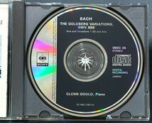 【38DC-35】グレン・グールド/J.S.バッハ：ゴールドベルク変奏曲　税表記なし 3800円　CSR刻印　J.S.Bach　Glenn Gould　Goldberg_画像5