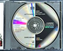 【CP35-3034】デヴィッド・ボウイ/レッツ・ダンス　税表記なし 3500円　東芝EMI　ブラック・トライアングル盤　David Bowie/Let's Dance_画像6