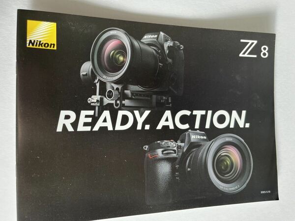 461‐30-①(送料無料) ニコン　Nikon　Z8　READY.ACTION.　カタログ　取扱説明書（使用説明書）2023,510
