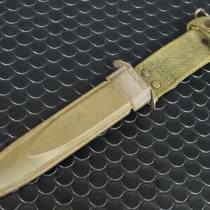 US M8A1用 ケース 米軍 バヨネット 銃剣 ジャンク品 ③ レターパック520の画像9