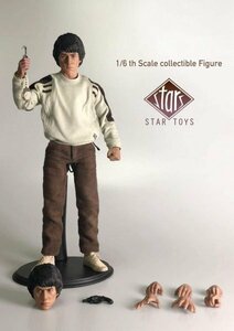 【B品】格安即決出品★ジャッキー・チェン アクション 1/6フィギュア STAR TOYS ポリスストーリー【手のパーツが４種のみ】