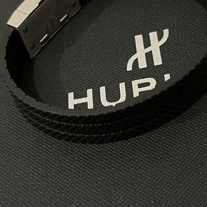 美品☆ HUBLOT ブレスレット アクセサリー ブラック ウブロ ラバー × ステンレススチールの画像5