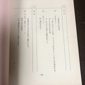 0401-2 松本零士 新竹取物語 1000年女王 第一話 台本 希少品 長期保管 現状品の画像6