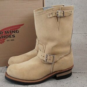 REDWING レッドウイング 13年製 8268 ENGINEER BOOTS エンジニアブーツ ラフアウト スエード US8.5D 26.5ｃｍの画像1