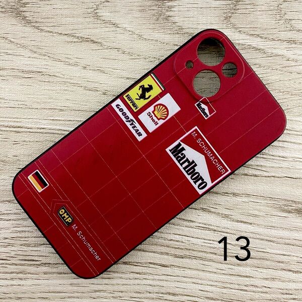ミハエル・シューマッハ レーシング スーツ iPhone 13 ケース F1 フェラーリ