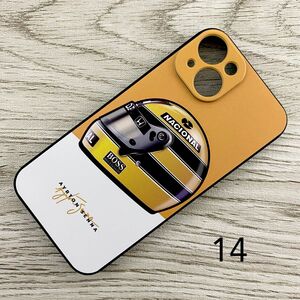 アイルトン・セナ ヘルメット iPhone 14 ケース F1 マクラーレン ホンダ ブラジル