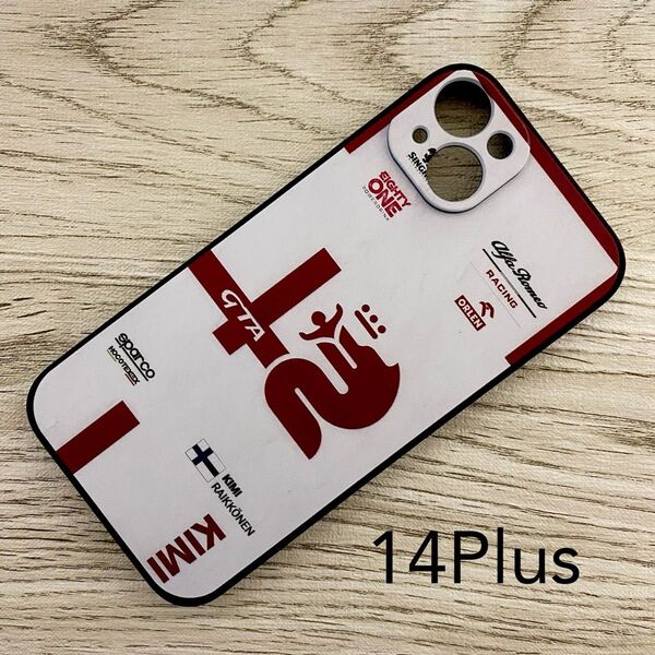 キミ・ライコネン レーシング スーツ iPhone 14 Plus ケース F1 アルファロメオ