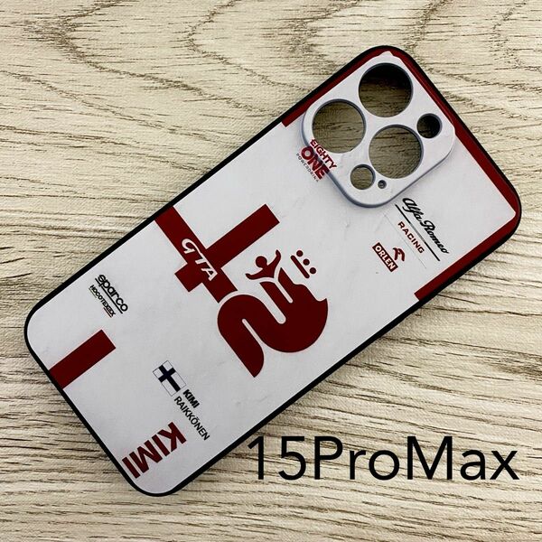 キミ・ライコネン レーシング スーツ iPhone 15 Pro Max ケース F1 アルファロメオ