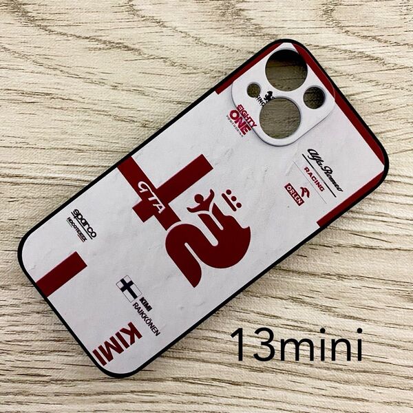 キミ・ライコネン レーシング スーツ iPhone 13 mini ケース F1 アルファロメオ