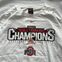 ナイキ NIKE ロンT 古着 プリント 長袖 XXLサイズ 送料込 NATIONAL CHAMPIONS 2002 アメフト _画像2