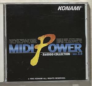 CD★KONAMI ミディパワーバージョン2.0 X68000コレクション グラディウス/沙羅曼蛇/A-JAX 再生確認済 KICA-7611 90年代ゲームミュージック