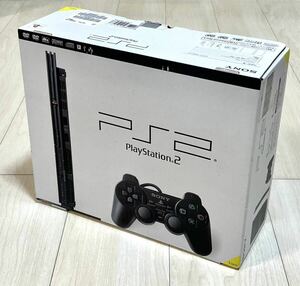 稀少激レア未開封品★プレステ2 ゲーム機本体+付属品各種 SONY PS2 PlayStation2 SCPH-70000 CB(Charcoal Black) 箱入長期保管品