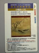 【未使用品】株主回数乗車証 2回カード　阪急阪神ホールディングス株式会社_画像2