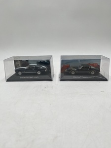 H0399 デアゴスティーニ アメリカンカーコレクション 2点 まとめ売り PONTIAC FIREBIRD 1977 / SHELBY GT500 1967