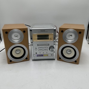 m0527 Panasonic パナソニック システムコンポ CDプレイヤー SA-PM300MD スピーカー SB-PM300 通電OK 動作OK 音出しOKの画像1