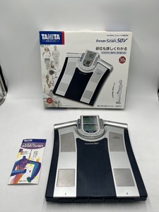 t0572tanitaTANITA body composition meter inner scan 50V BC-621-NB navy blue scales 