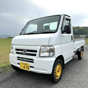 ボロ　福岡Prefecture　Vehicle inspectionincluded　2005　Honda　Acty　truck　4WD軽トラGBD-HA7 白　ホワイト　四駆