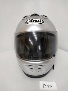 Arai ヘルメット super RAPIDE R(ラパイド) SNELL 1346C4&4 スネル サイズ【55-56cm】シルバー フルフェイス アライ フルフェイス バイク　