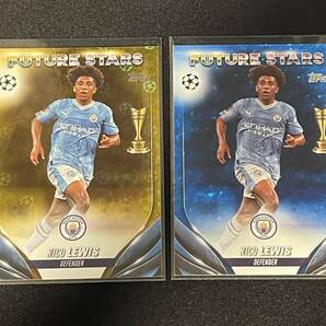 Rico Lewis【2023-24 Topps UEFA Club Competitions】Future Stars 2枚セット #/75 カラーマッチの画像1