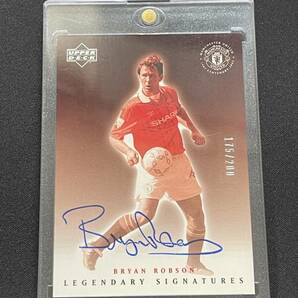 Bryan Robson（ブライアン・ロブソン）【2002 Upper Deck Manchester United】Legendary Signatures Auto #/200の画像1