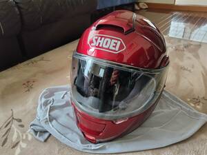 ☆★☆【美品】 SHOEI ショウエイ フルフェイスヘルメット　ネオテック NEOTEC 　ワインレッド　XL(61㎝)☆★☆