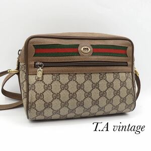 美品！GUCCI グッチ　シェリーライン　GGスプリーム　ショルダーバッグ