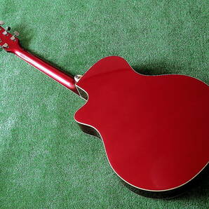即決 YAMAHA APX500Ⅱ 軽量エレアコギター 良音チューナー搭載ヤマハ製エレクトリックアコースティックギター 赤色 新品アコギ用ケース付属の画像2