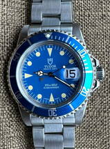 TUDOR ヴィンテージカスタム　Ref.79090 青サブマリーナ OH済 TUDOR専用ブレス 精度GOOD！！_画像5