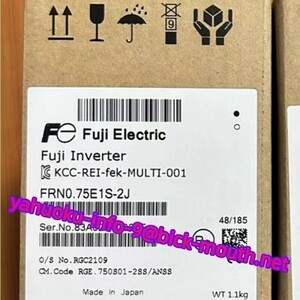 【★新品 複数在庫！】富士電機インバーター FRN-0.75E1S-2J　【６ヶ月保証】