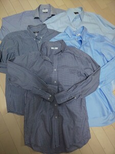 ユニクロ、オリヒカ、長袖シャツ Ｌサイズ ５枚セット