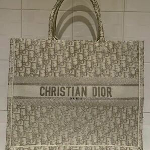 極美品 ポップアップ限定 Christian Dior クリスチャンディオール ブックトート ハンドバッグ トートバッグ バッグ ゴールド系 ラージの画像1