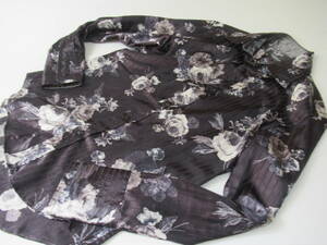  сделано в Японии TORNADO MART Tornado Mart цветочный принт рубашка с длинным рукавом чёрный M