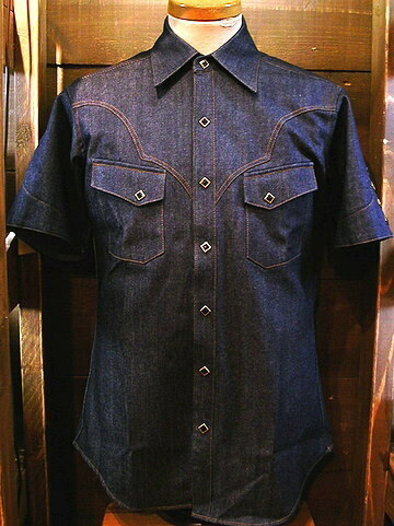 ウエスタンシャツ専門店オレゴン・トレイル　オリジナル ウエスタンシャツ Western Shirts　Cokevill　 Made in Japan size L　日本製 半袖