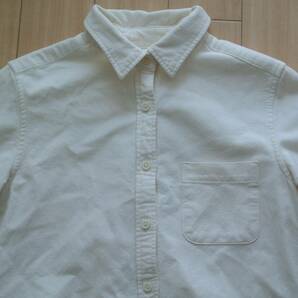 送料込 無印良品 ネルシャツ MUJI キナリ Sサイズの画像4
